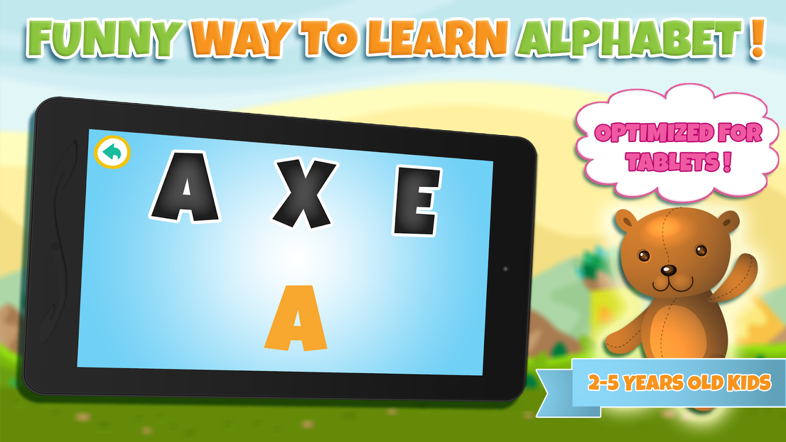    Learn alphabet & learn letters- screenshot  