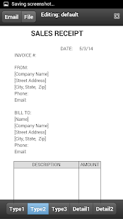 Sales Receipts Screenshots 2