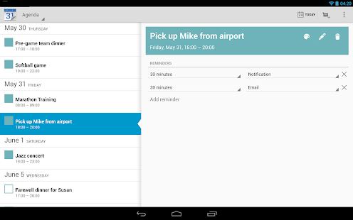 Google Calendar - screenshot thumbnail