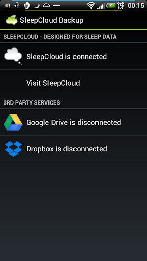 SleepCloud Backup