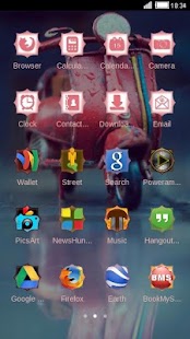 How to download Cute Motorbike CLauncher Theme patch 4.1.1 apk for android