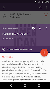 Pocket Casts Screenshot