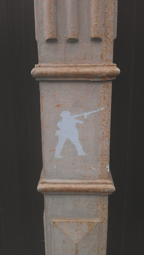Graffiti Soldat Stehend