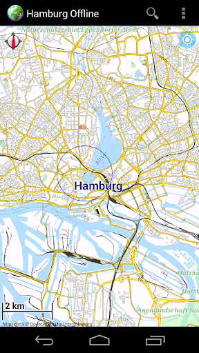 Offline Map Hamburg