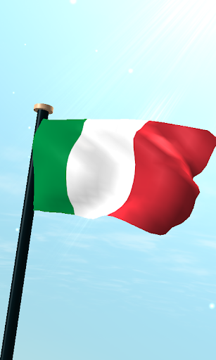 イタリアフラグ3D無料ライブ壁紙