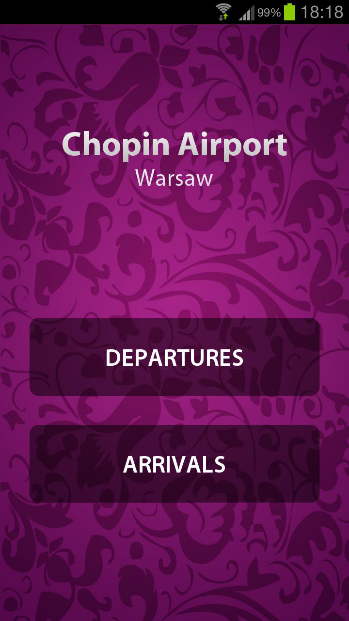 Warsaw Airport Screen 1