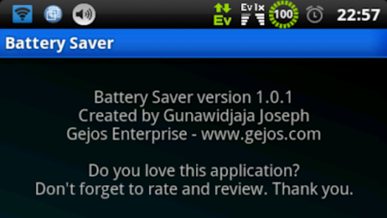 Battery Saver root