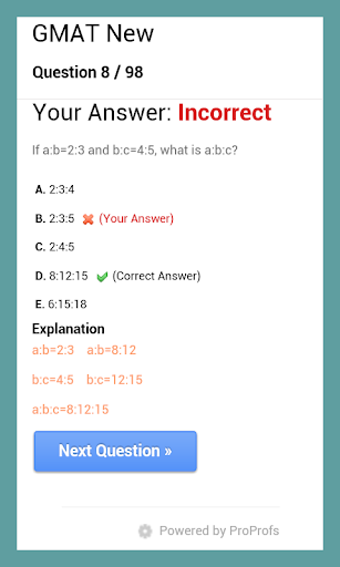 【免費教育App】GMAT Mock Test-APP點子