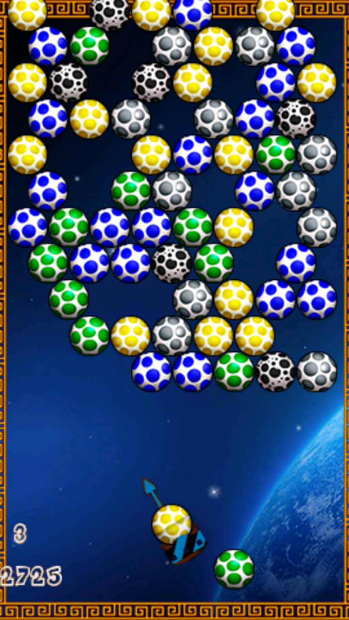Android application Bubble Shooter screenshort