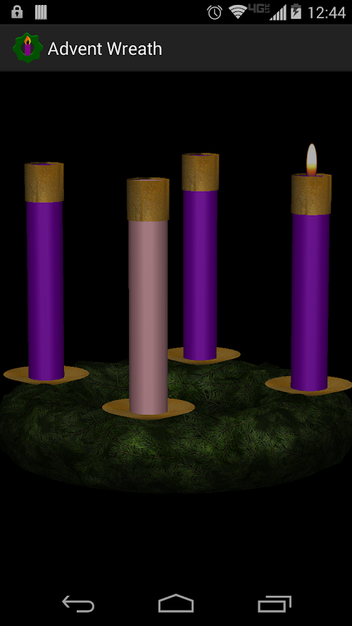 Android application Advent Wreath screenshort