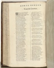 Inhougsopgave voor: De Standvastige Monarchye des Doods, ca. 1707-1708