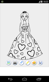 princess coloring pages by TenAppsAndGames poster 3