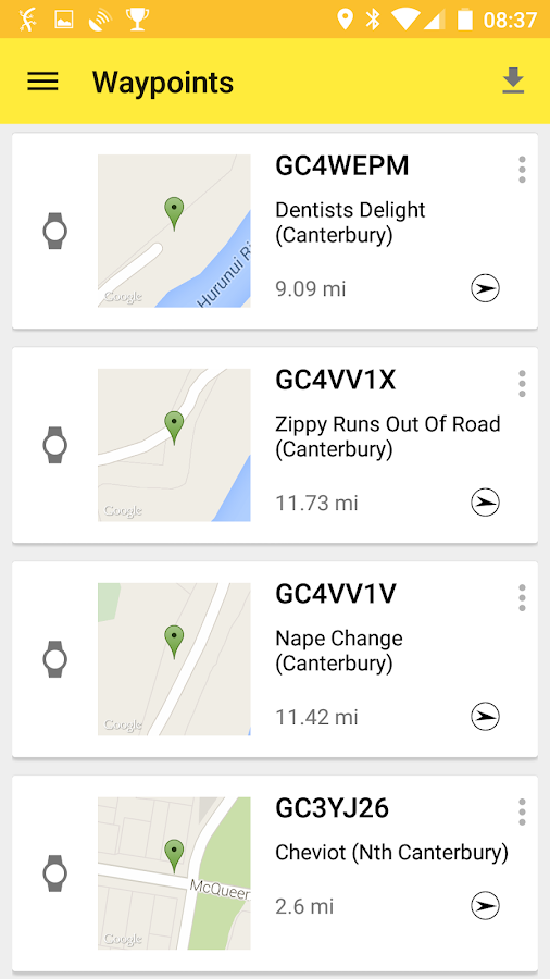    Skink GPS- screenshot  
