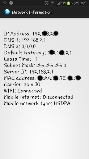 Network Information