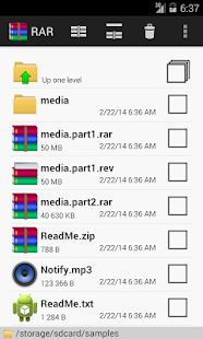 RAR for Android - screenshot thumbnail