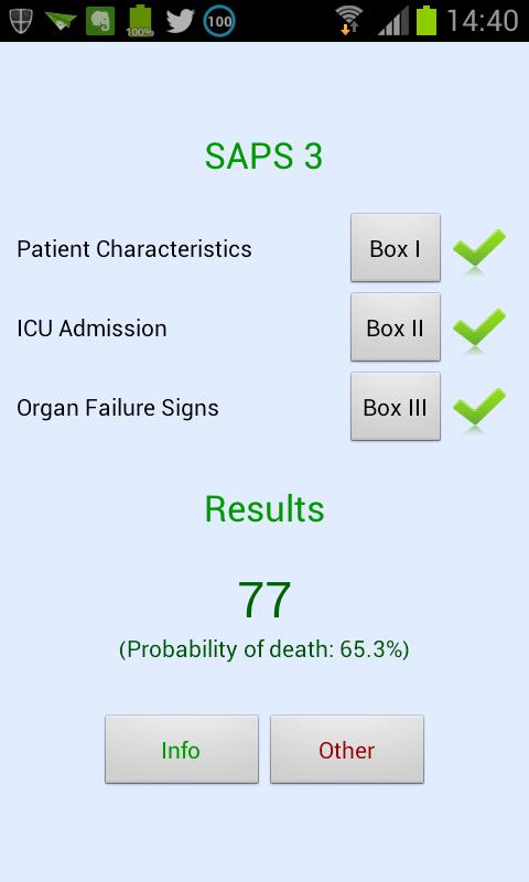 Apache Iii Calculator