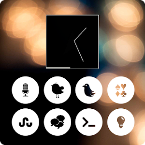 White Round Theme Go/Nova/Apex.apk 2.3