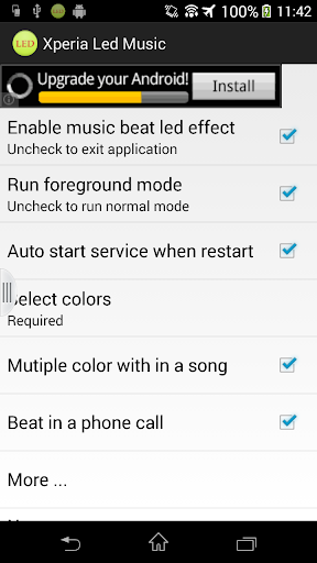 Led Music for Xperia