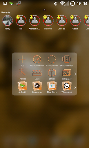 【免費個人化App】TSF Shell Theme Ice Cube Orang-APP點子