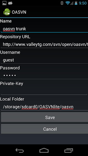 Open Android SVN PRO OASVN