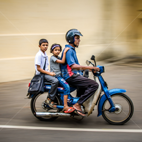 where are your helmets? :O by Dinal Jay - People Street & Candids