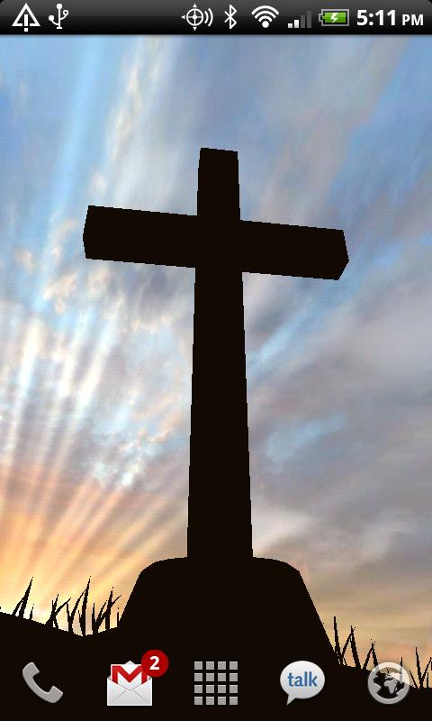 3D Cross Live Wallpaper Screen 1