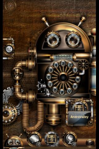 Android application TSF Shell Theme Steampunk screenshort