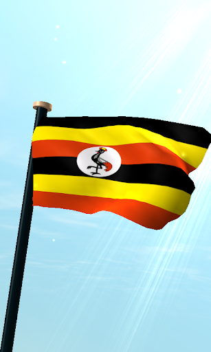 Uganda Flag 3D Free Wallpaper