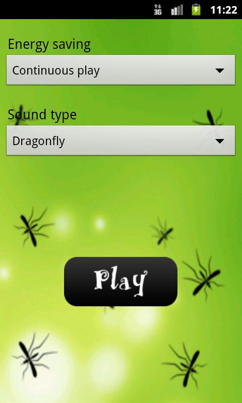 Android application mosQUITo - Sonic Repellent screenshort