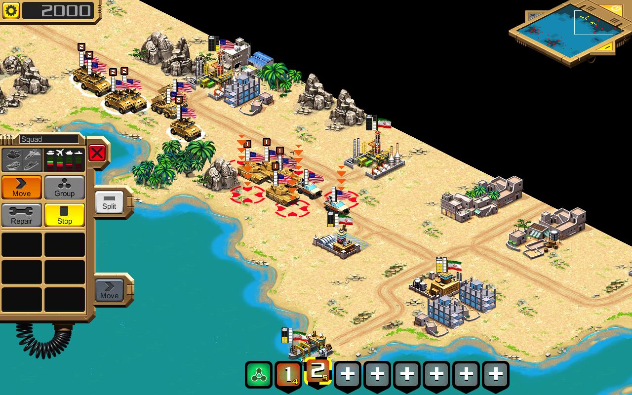    Desert Stormfront - RTS- screenshot  