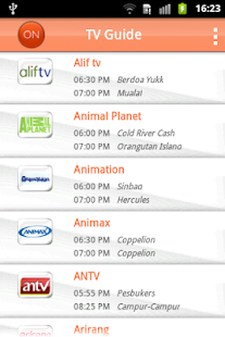WhatsOnIndonesia: TV Guide App Screenshots 1