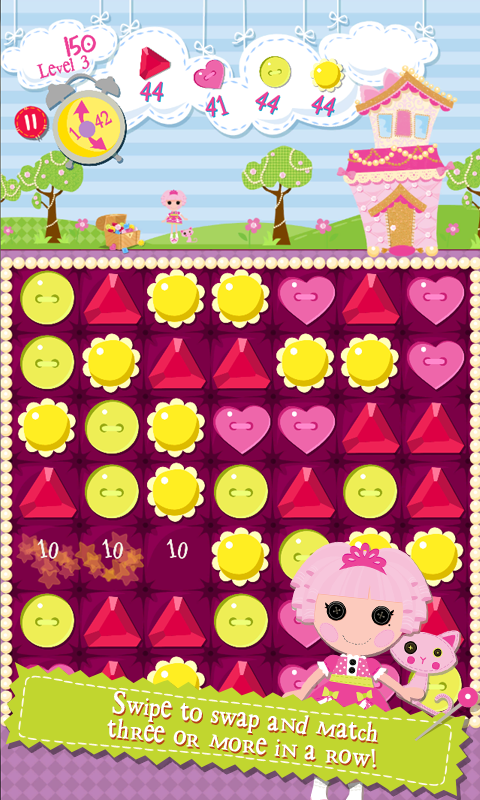 Lalaloopsy Puzzle Match Screen 2