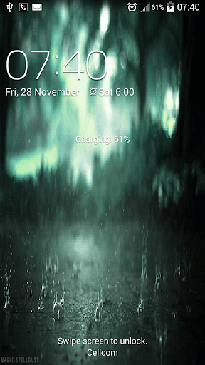 Rain live wallpaper