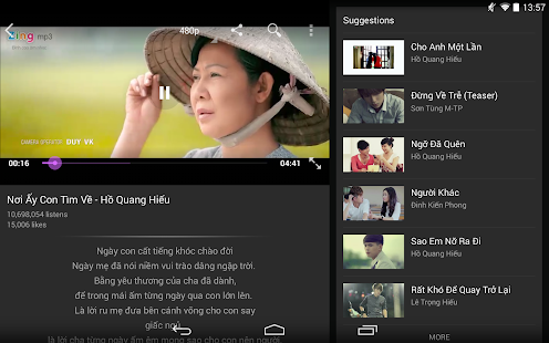 Zing Mp3 - screenshot thumbnail