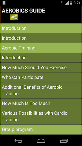 Aerobic Exercise guide