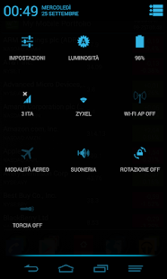 Blue Infinitum Theme - Dark - screenshot thumbnail