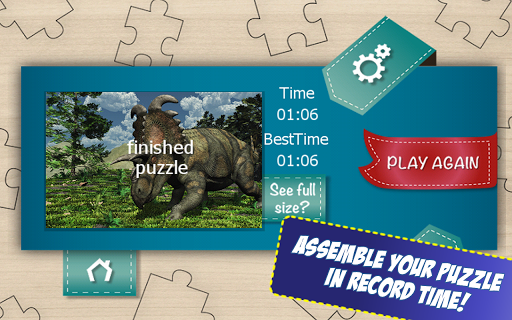 【免費解謎App】Dinosaurs Jigsaw Puzzles-APP點子