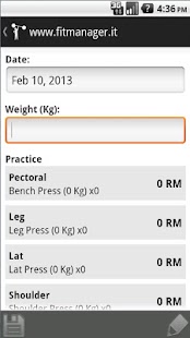 Fit Manager Mobile Screenshots 1