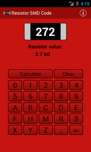 Resistor SMD code calculator