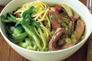 Chilli beef noodles