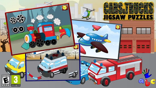 Car Truck and Engine Puzzles