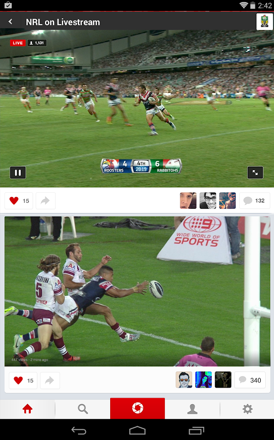Livestream - screenshot