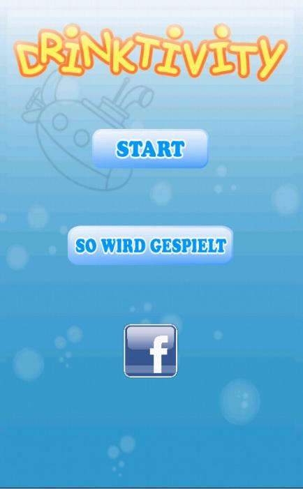 Android application Drinking game Drinktivity screenshort
