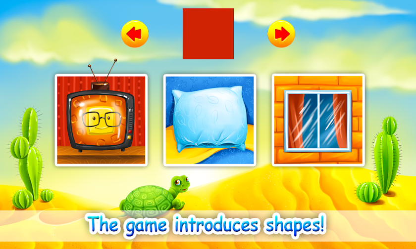 Learning Shapes for Kids Screen 1