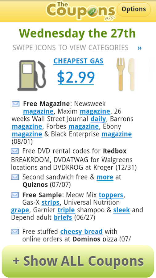 Coupons App Android Apps On Google Play