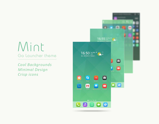 【免費個人化App】Mint Go Launcher Theme-APP點子