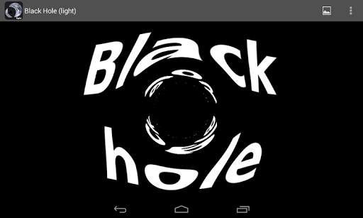 Black Hole light
