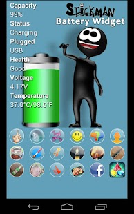 Lastest Widget Power: Stickman Battery APK for Android