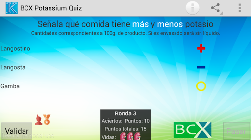 【免費益智App】BCX POTASSIUM QUIZ-APP點子