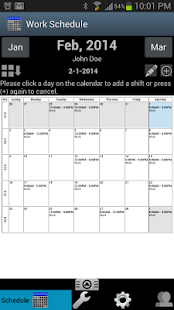 Shift Planning Calendar - Work Schedule of Shift Worker ...